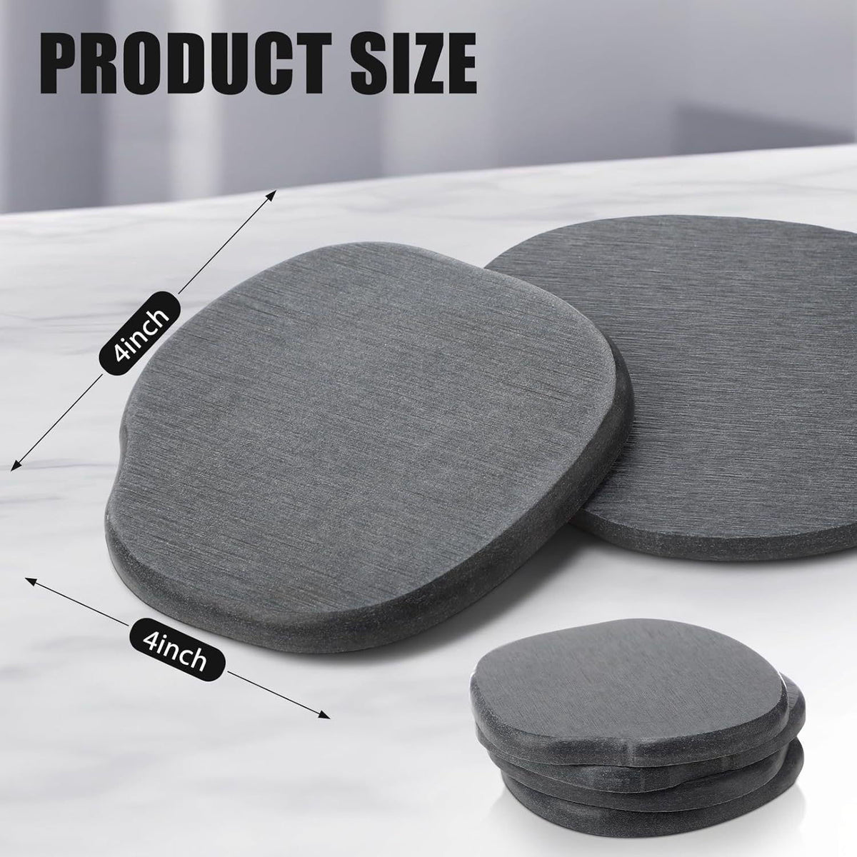 Diatomaceous earth coasters