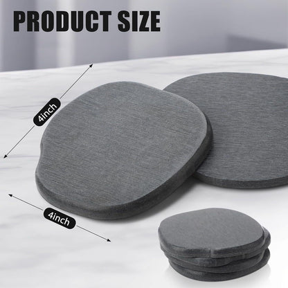 Diatomaceous earth coasters