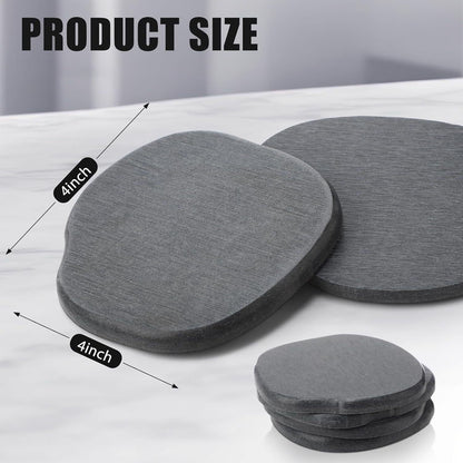Diatomaceous earth coasters