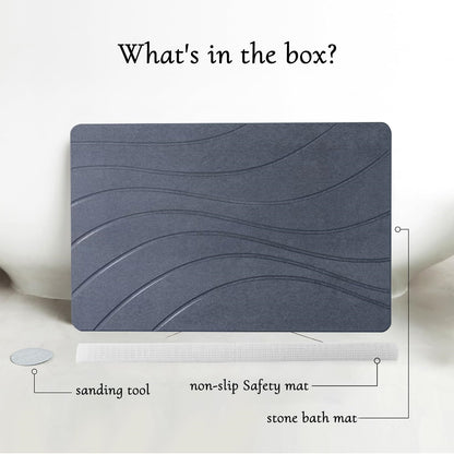 Diatomite Quick-Drying Anti-Slip Bath Mat