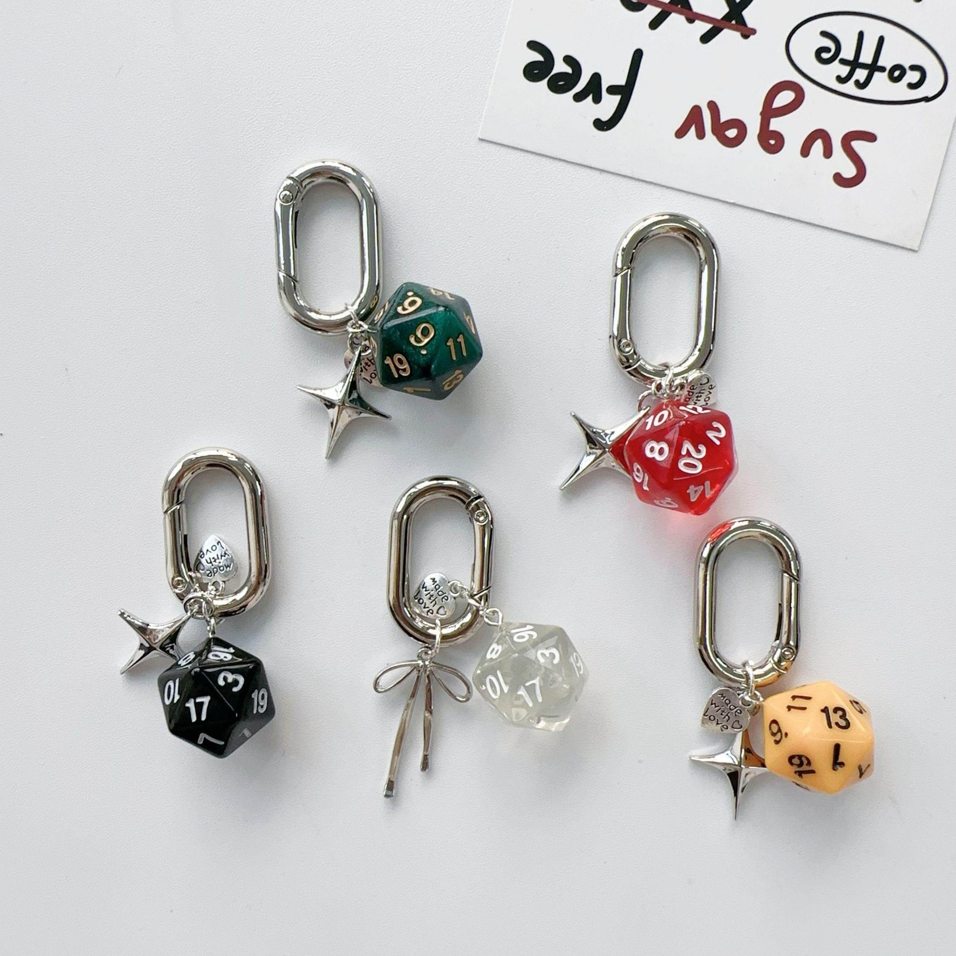 Dice Keychain Bag Pendant