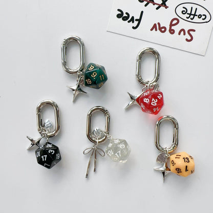 Dice Keychain Bag Pendant