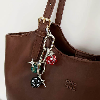 Dice Keychain Bag Pendant