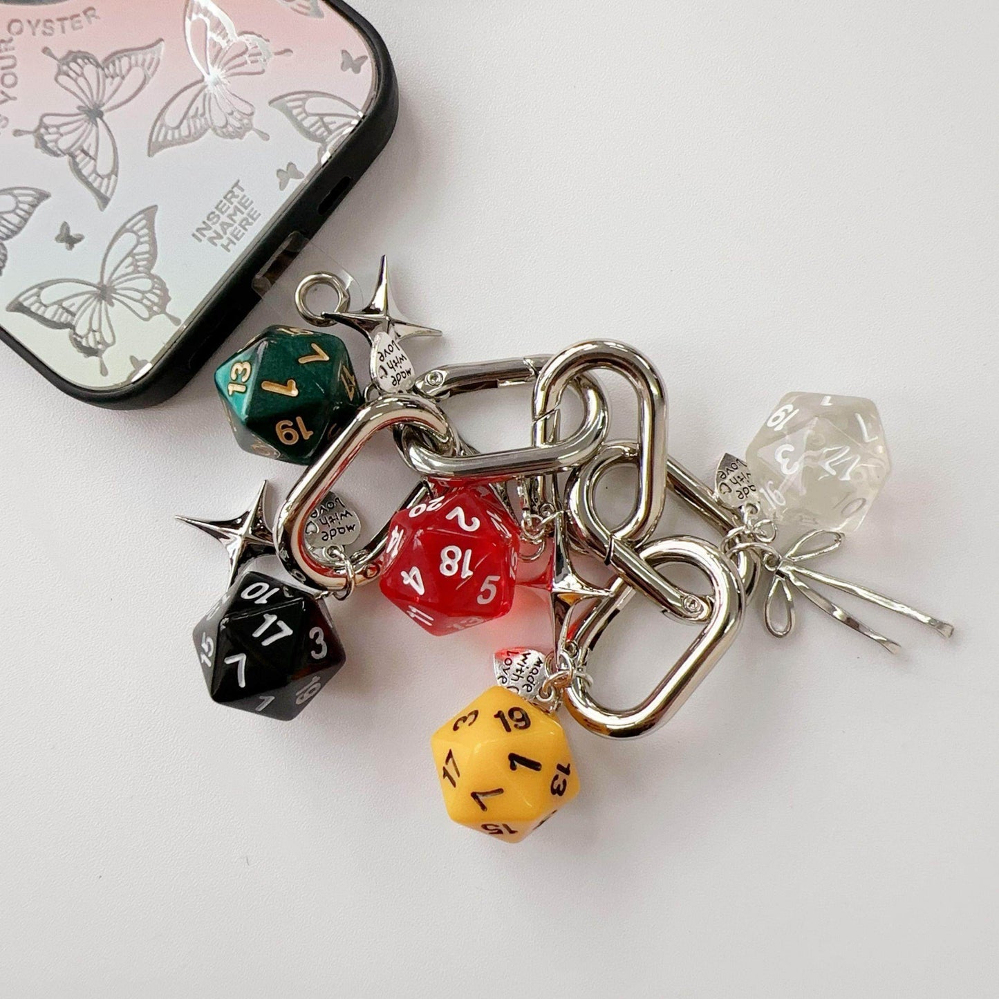 Dice Keychain Bag Pendant