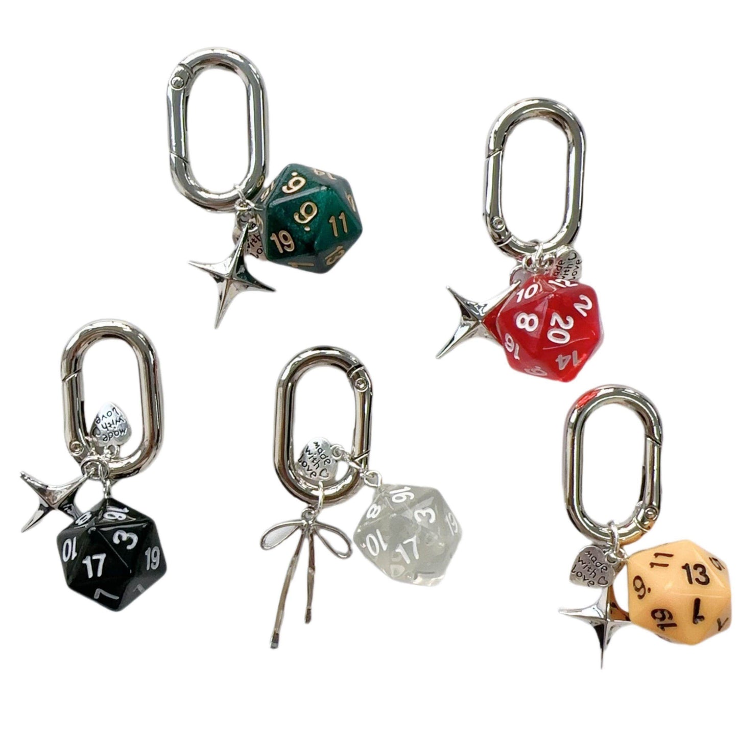 Dice Keychain Bag Pendant