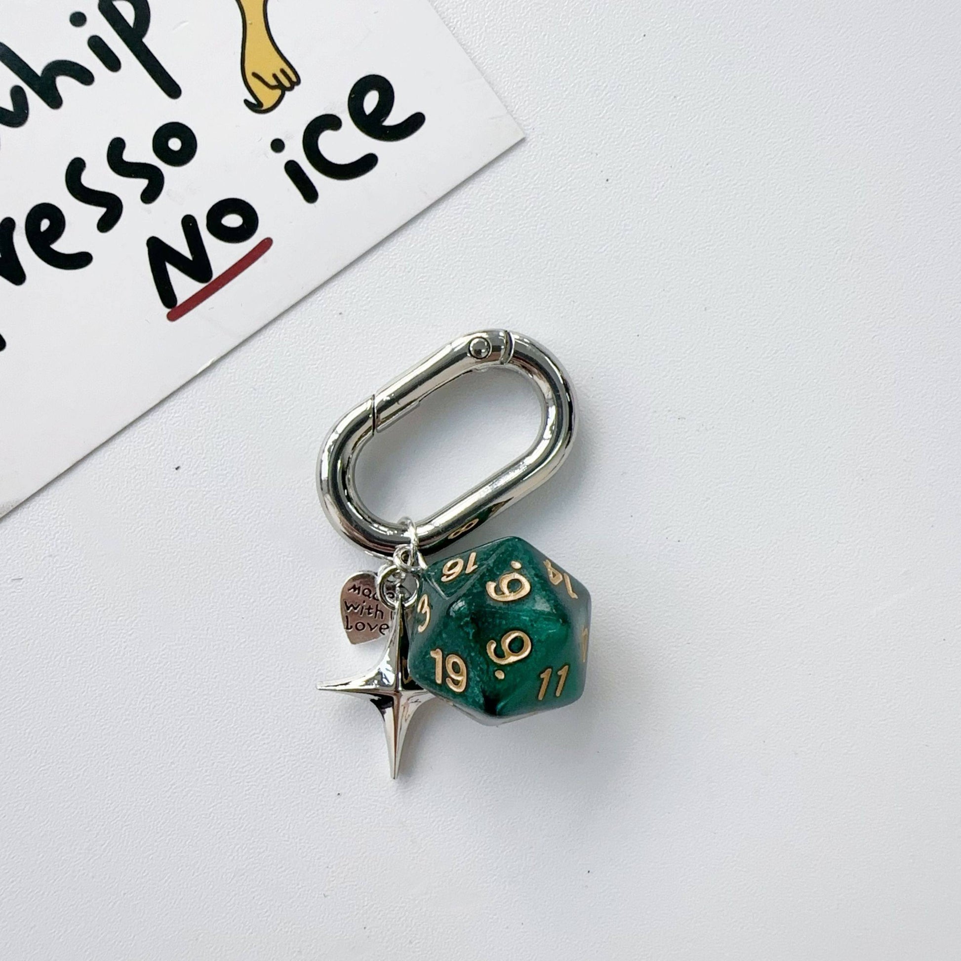 Dice Keychain Bag Pendant