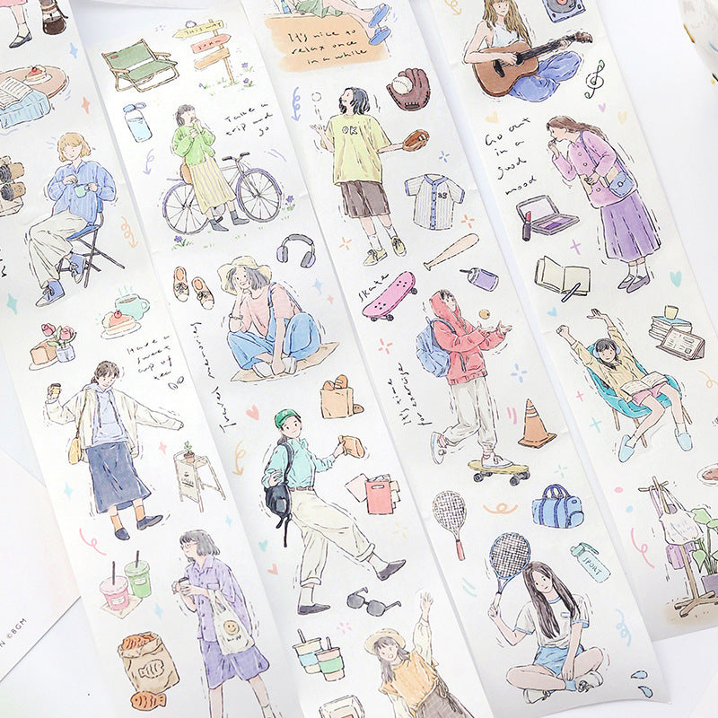 Die-cutting Tape Decorative Sticks