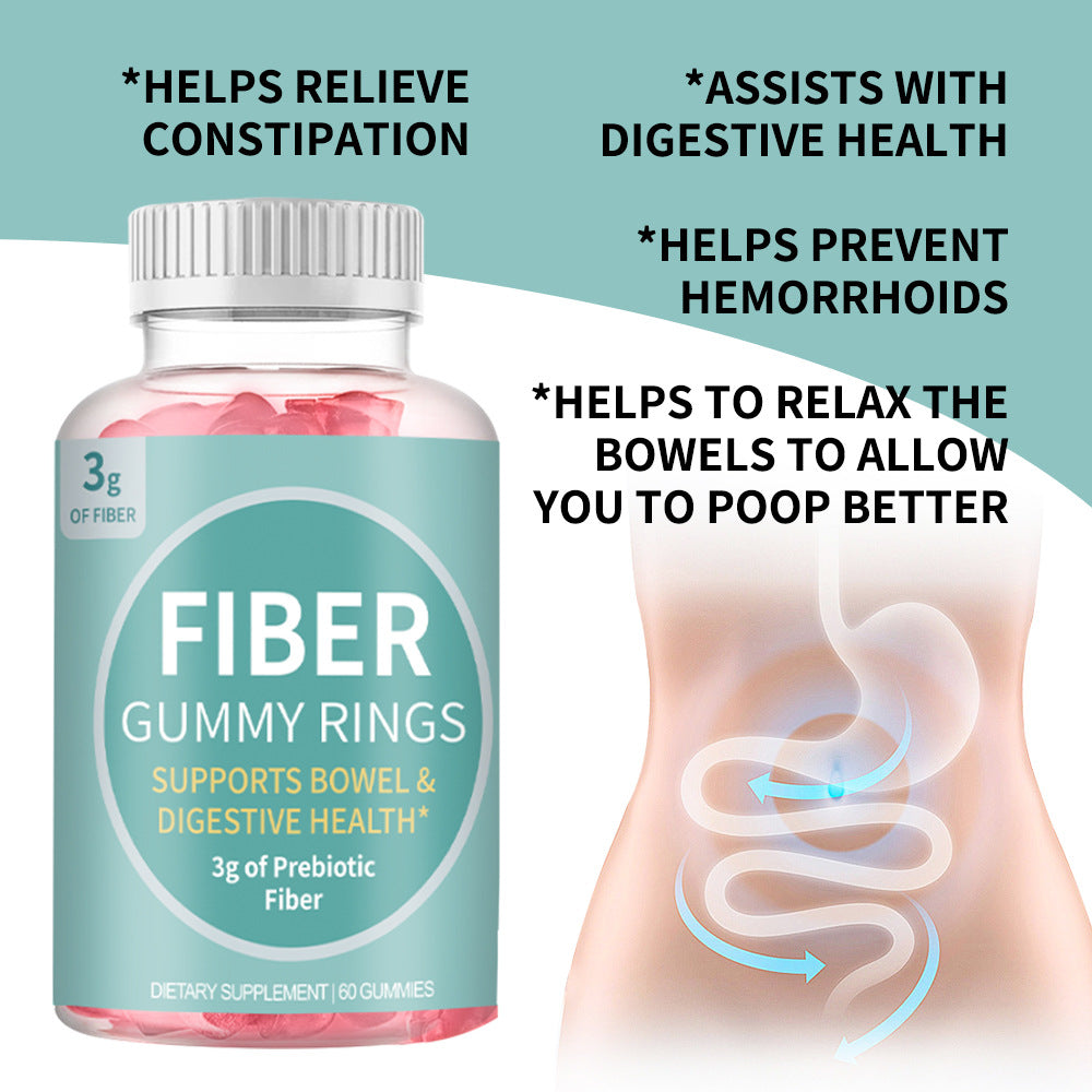Dietary Fiber Bear Shape Gummies