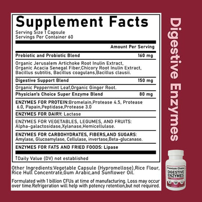 digestive enzyme probiotic capsule