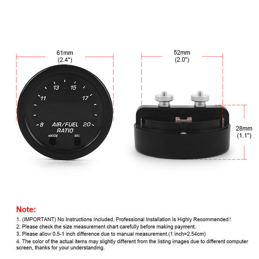 Digital Air-Fuel Ratio Meter