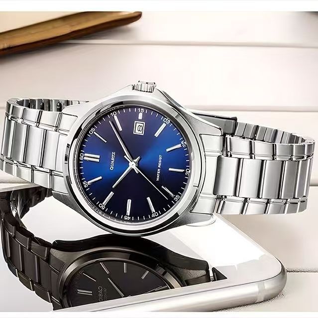 Digital Analog Quartz Watch with Rubber Strap