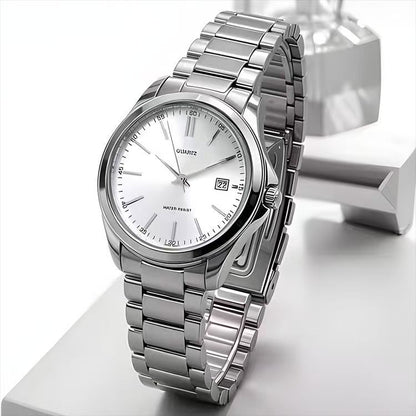 Digital Analog Quartz Watch with Rubber Strap