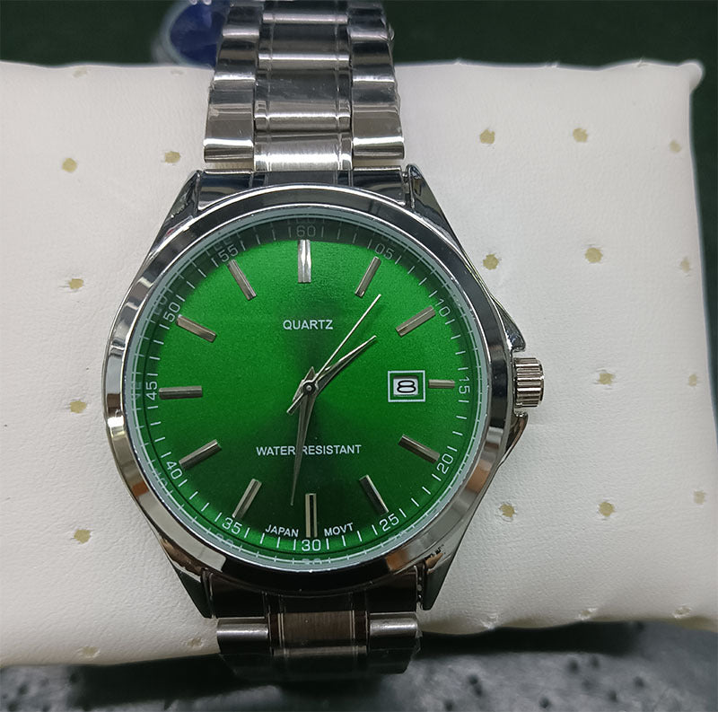 Digital Analog Quartz Watch with Rubber Strap