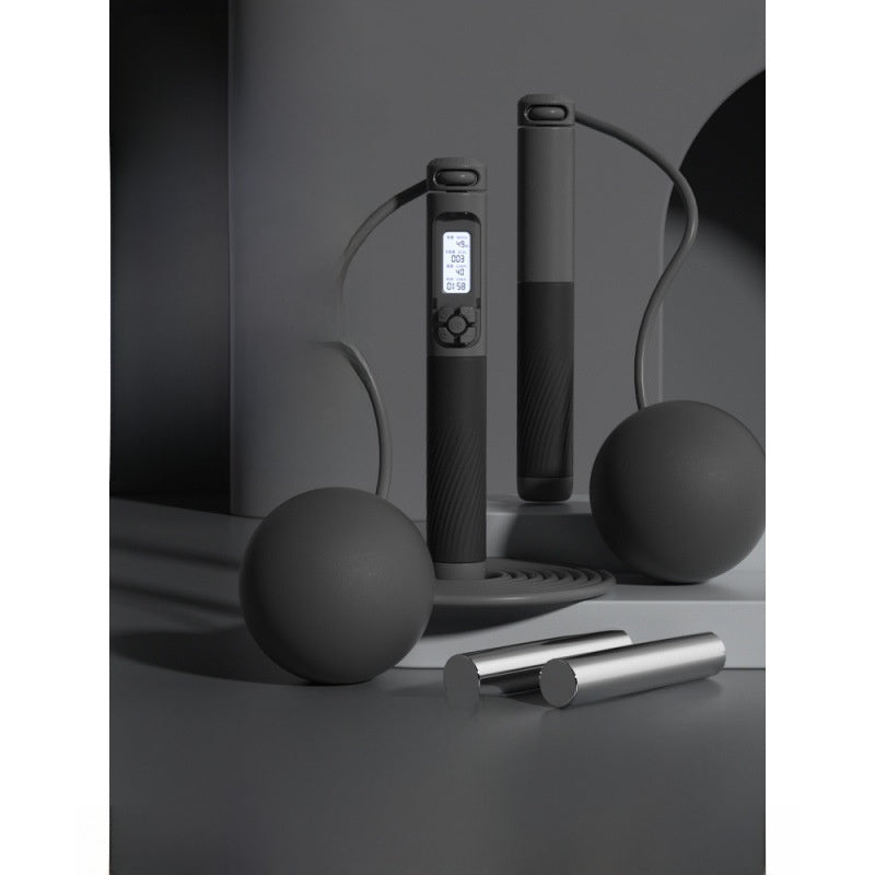 Digital Counting Cordless Skipping Rope with Weighted Handles