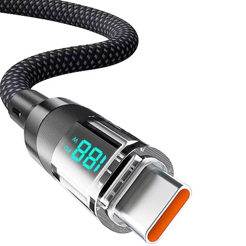 Digital Display 120W Fast Charging Cable