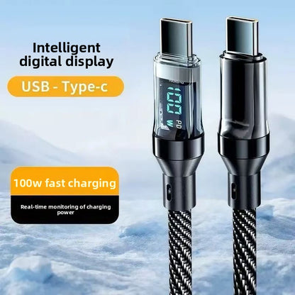 Digital Display 120W Fast Charging Cable