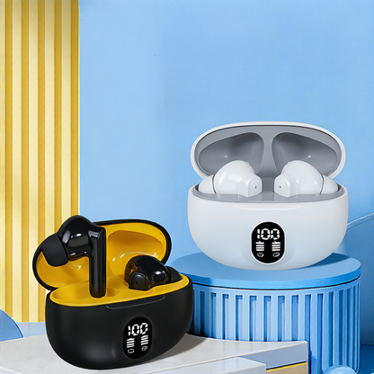 Digital Display Bluetooth Headphones