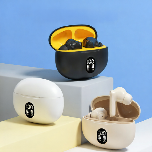 Digital Display Bluetooth Headphones