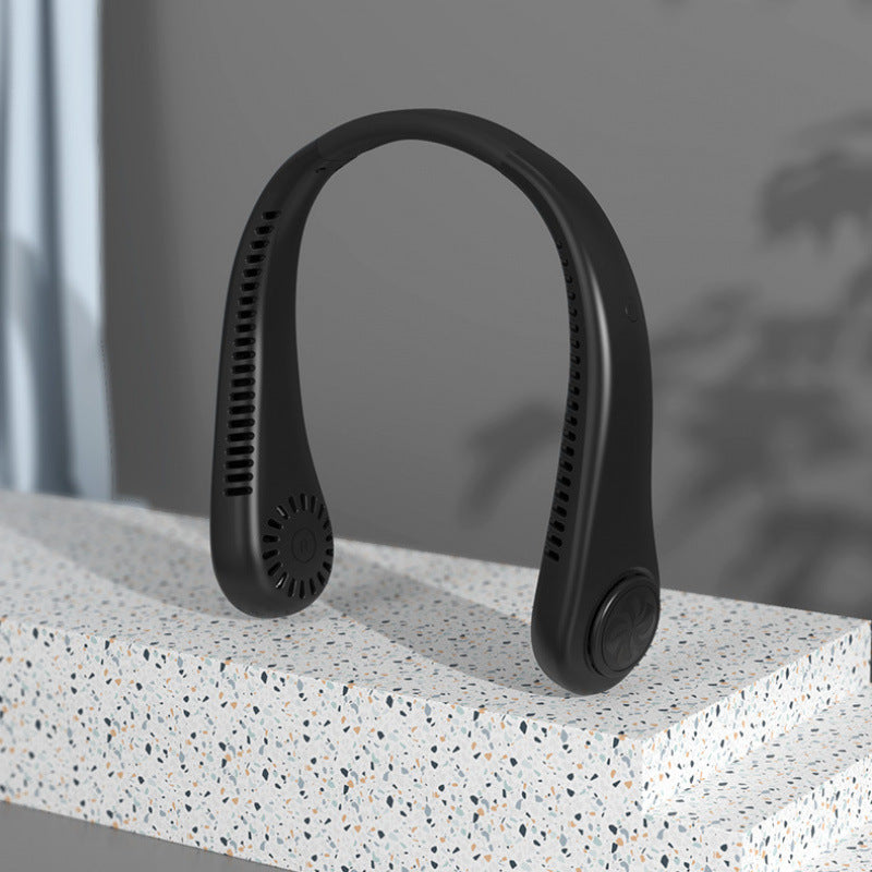 Digital Display Hanging Neck Fan