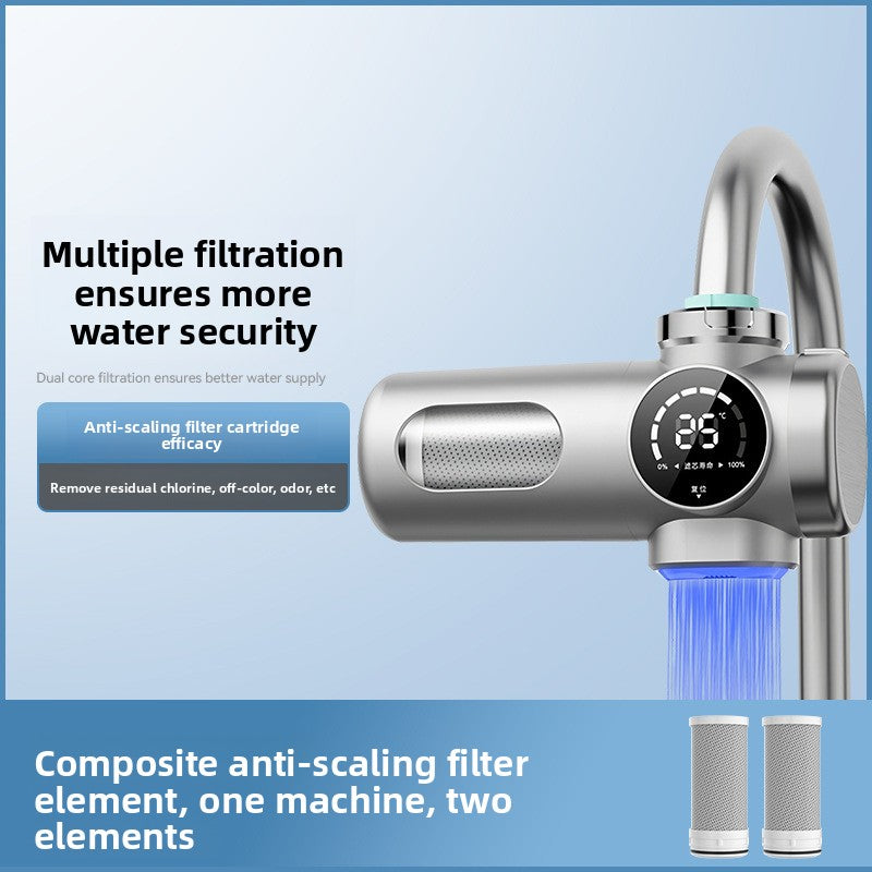 Digital display intelligent faucet water purifier