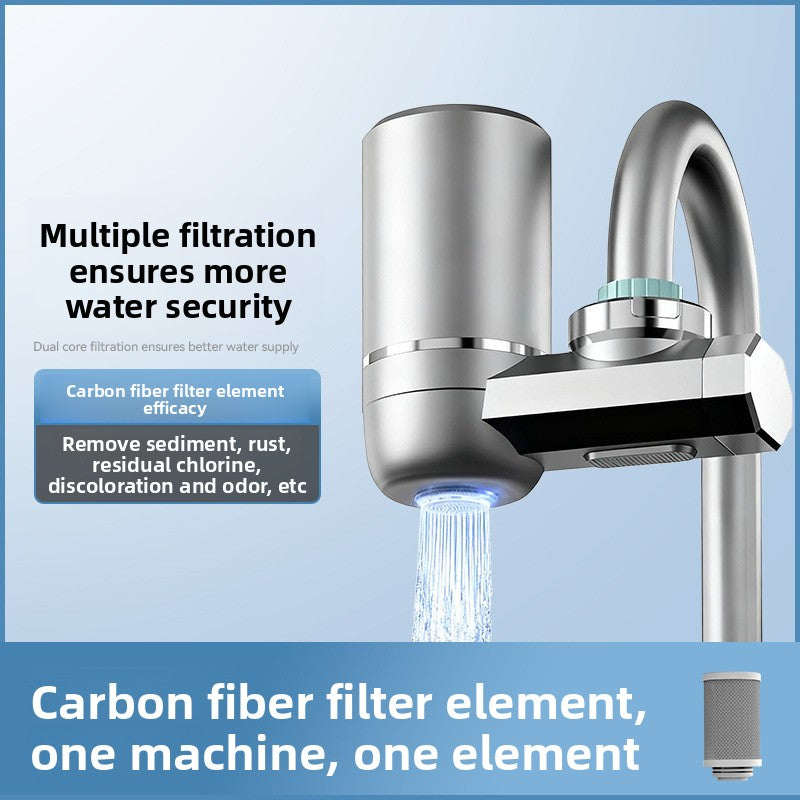 Digital display intelligent faucet water purifier
