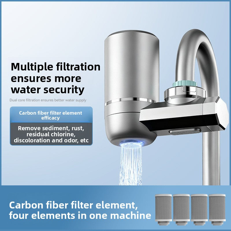 Digital display intelligent faucet water purifier