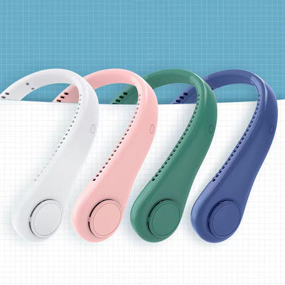 Digital display neck fan