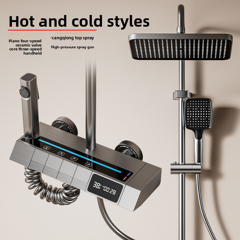 Digital Display Rain Shower