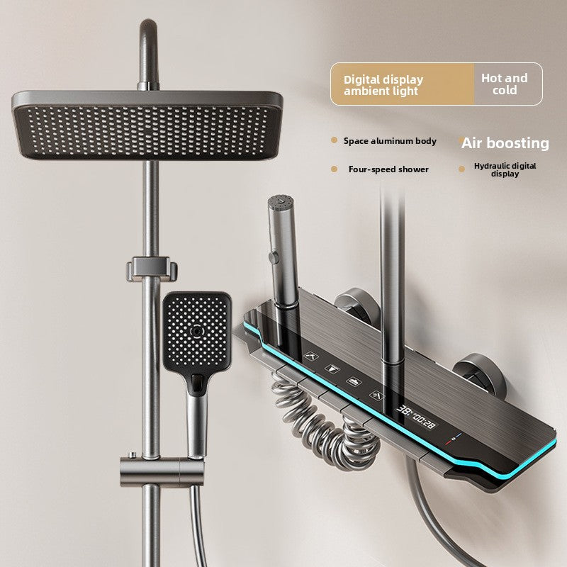 Digital Display Rain Shower