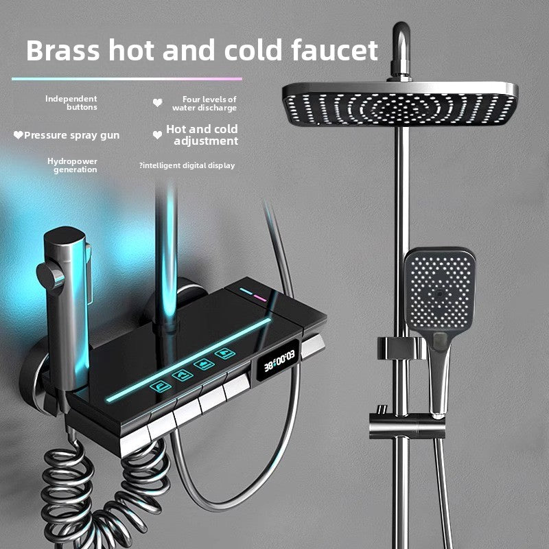 Digital Display Rain Shower