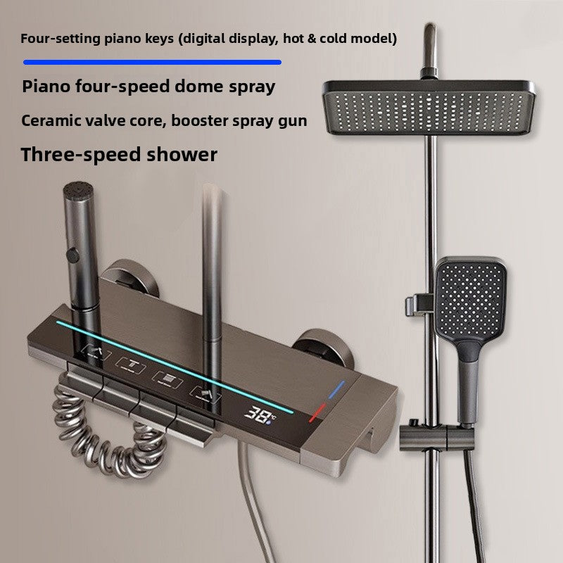 Digital Display Rain Shower