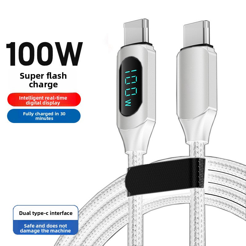 Digital Display Type-C Fast Charging Cable