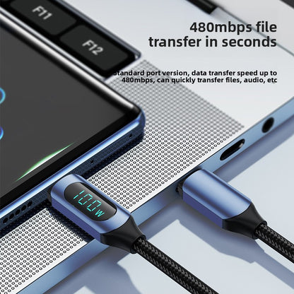 Digital Display Type-C Fast Charging Cable