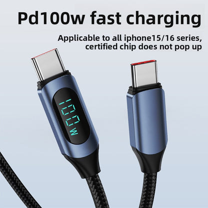 Digital Display Type-C Fast Charging Cable