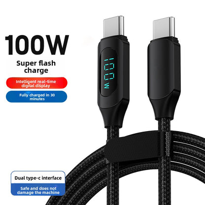Digital Display Type-C Fast Charging Cable