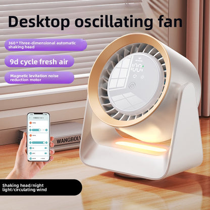 Digital Display USB Desktop Fan with Remote Control