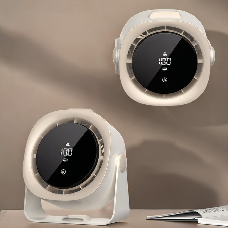 Digital Display USB Desktop Fan with Touch Screen