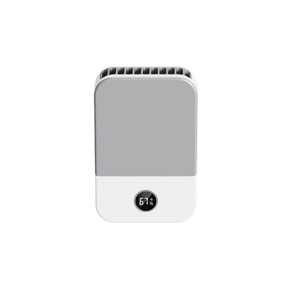 Digital Display USB Rechargeable Neck Fan