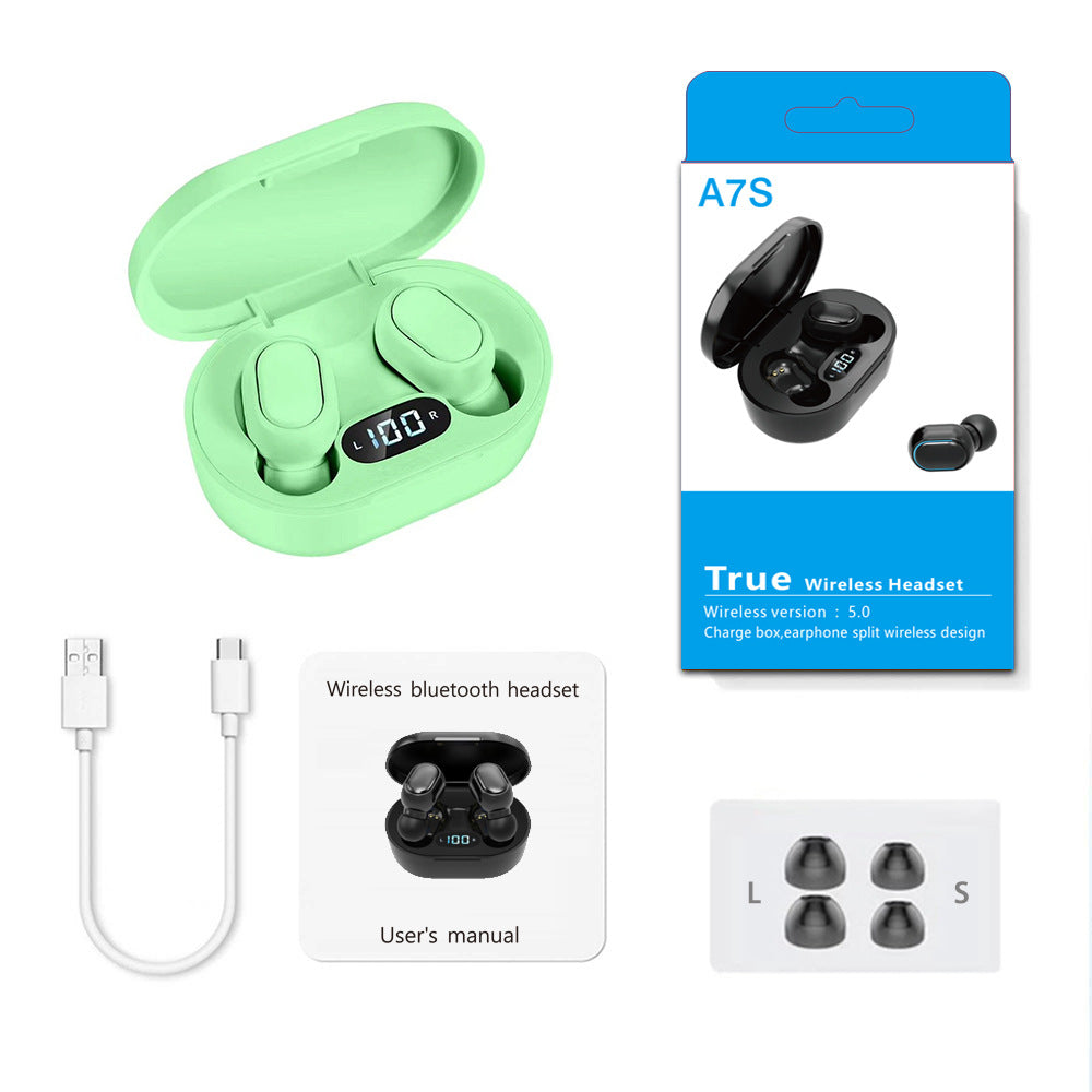 digital display wireless Bluetooth headset