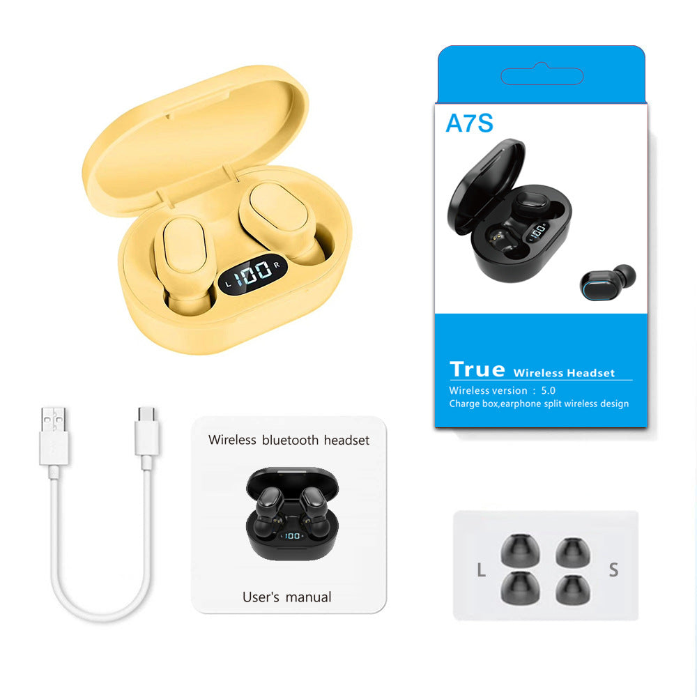 digital display wireless Bluetooth headset