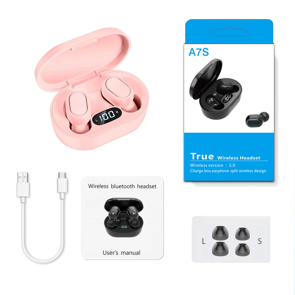 digital display wireless Bluetooth headset