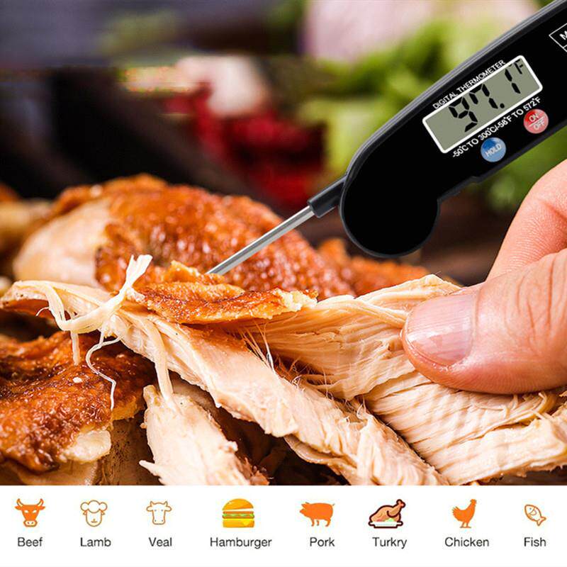 Digital Food Thermometer for Cooking Meat Milk