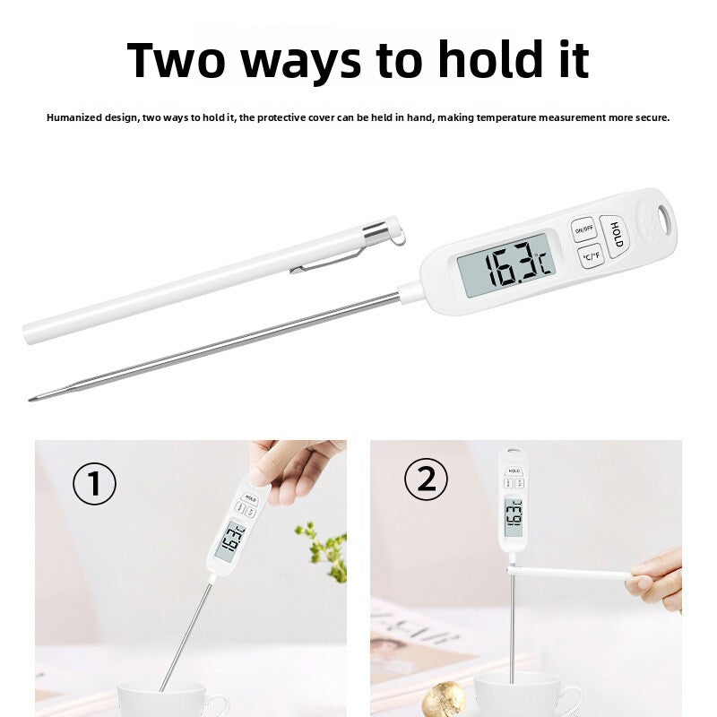 Digital Food Thermometer with Stainless Steel Probe