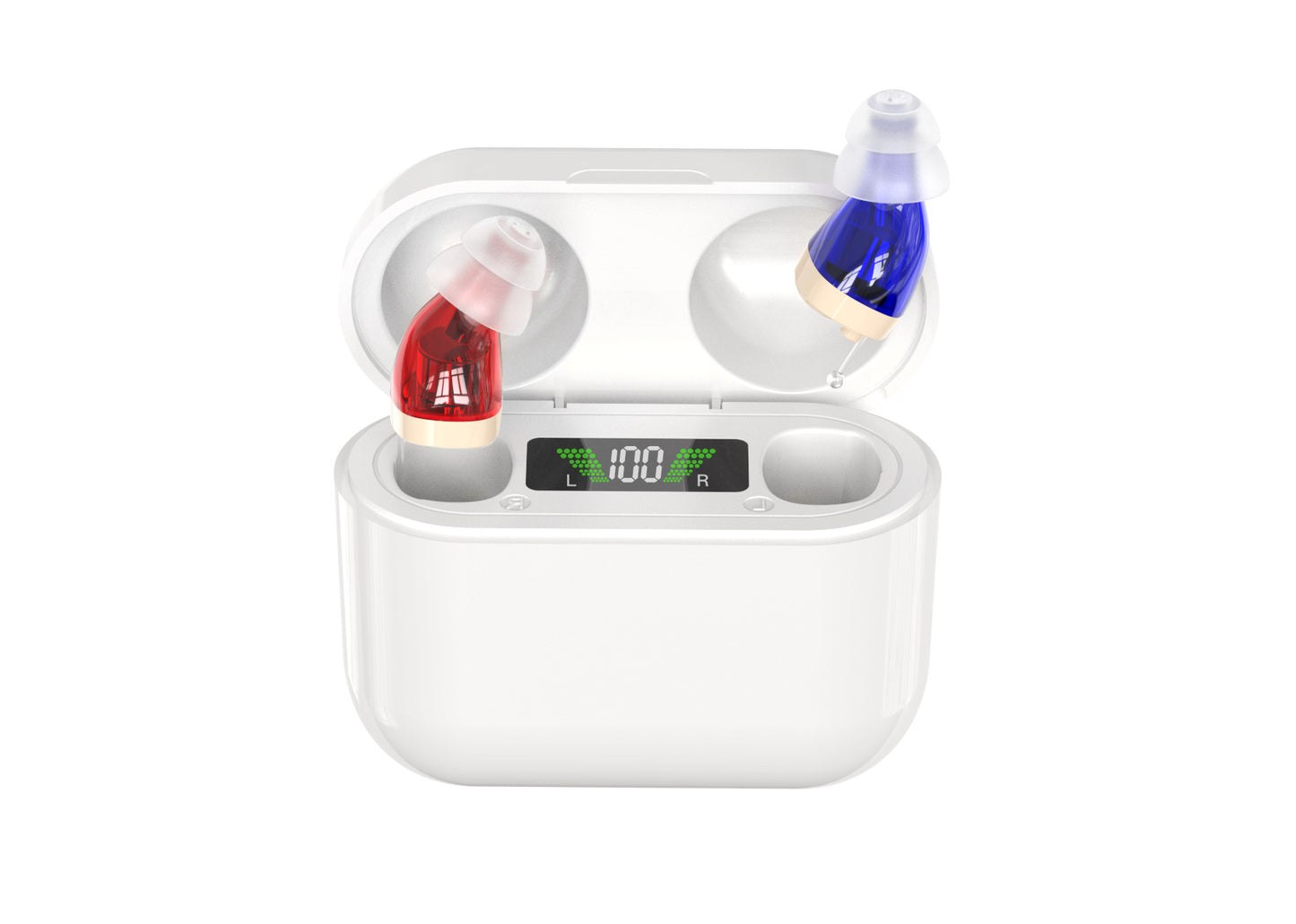 Digital Hearing Aid with Charging Case
