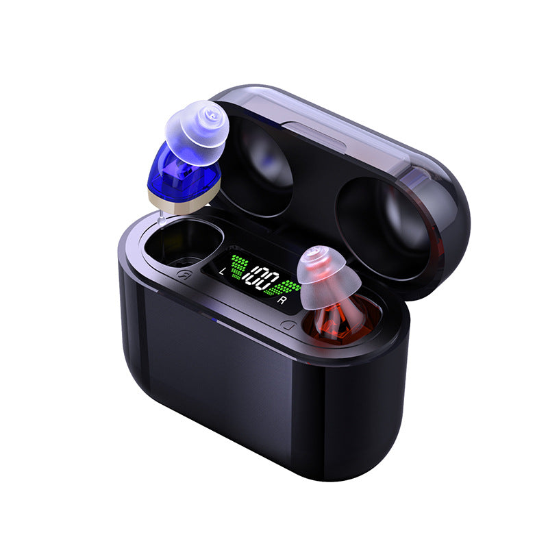 Digital Hearing Aid with Charging Case