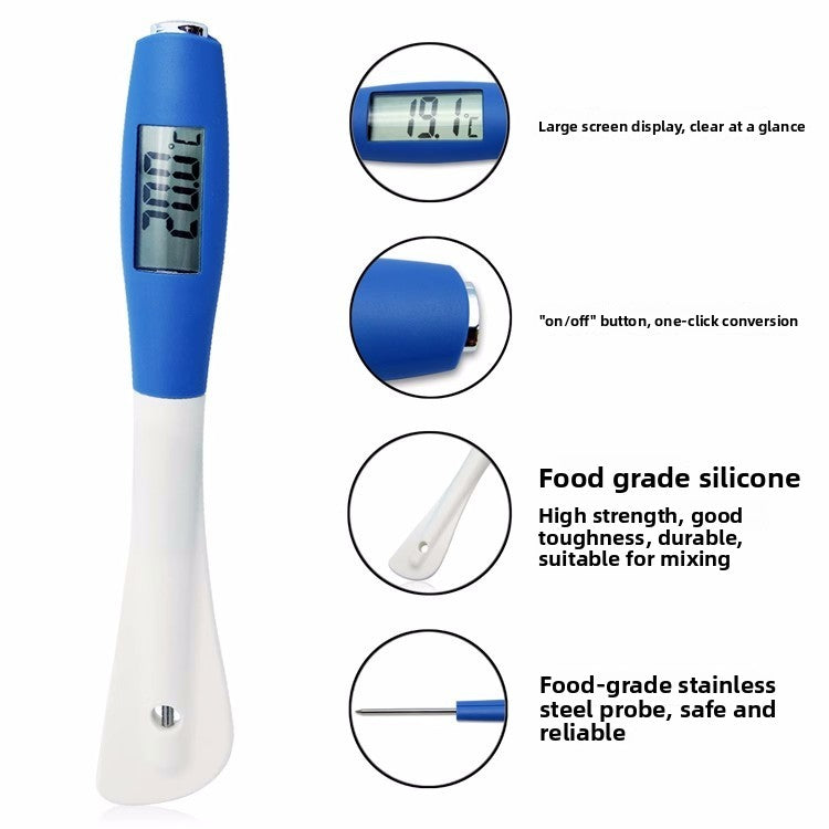 Digital kitchen food thermometer