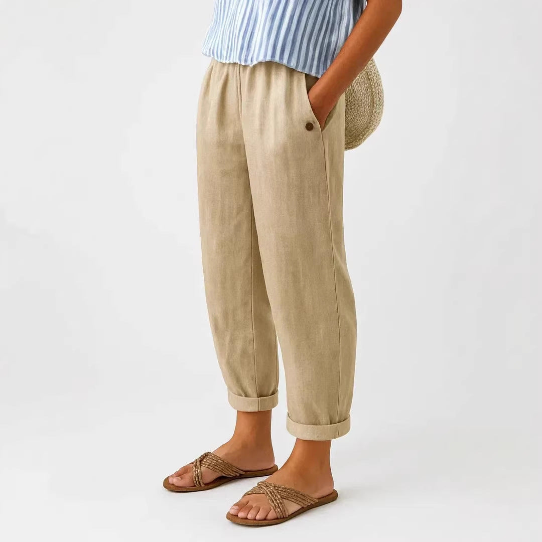 Digital Print Casual Pants