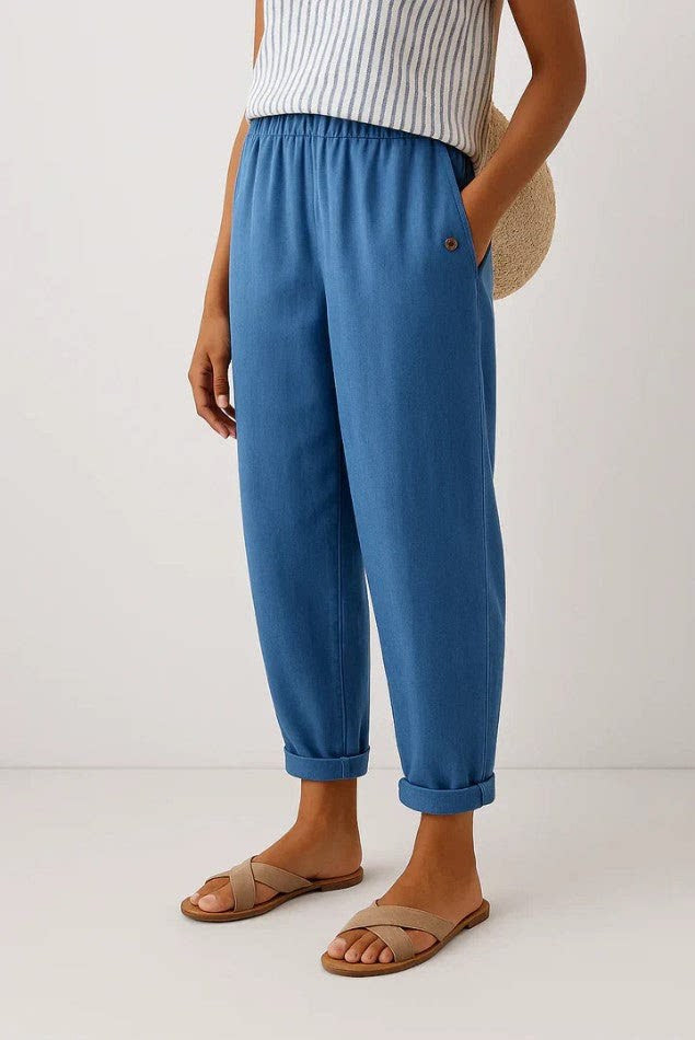 Digital Print Casual Pants