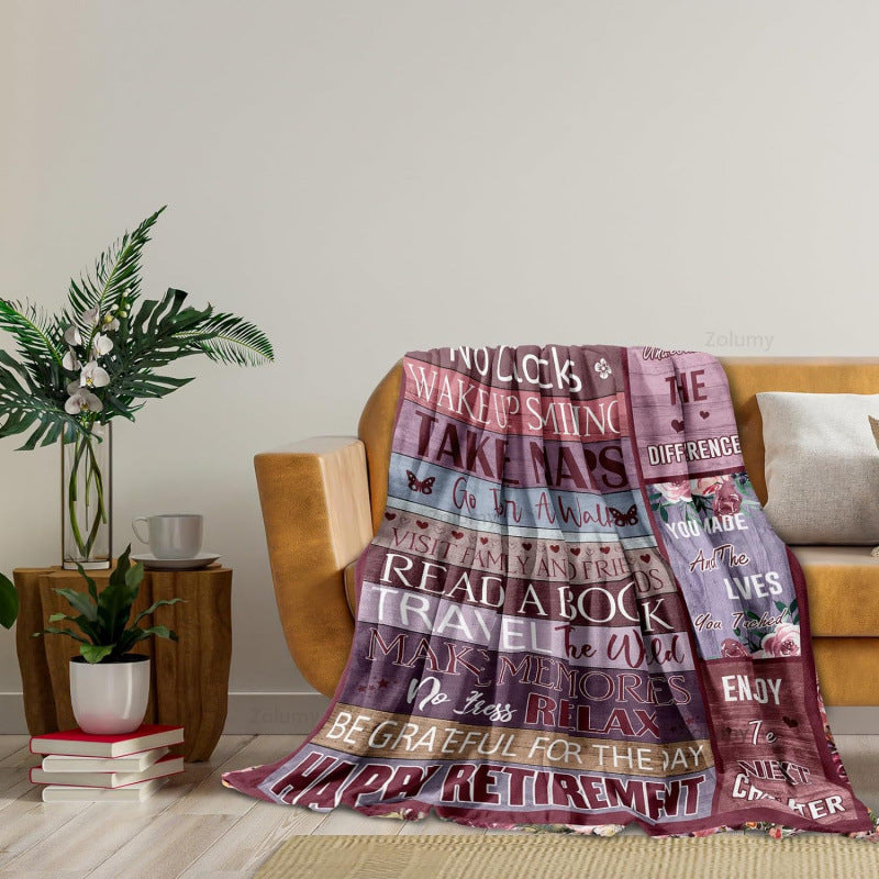 Digital Print Flannel Blanket