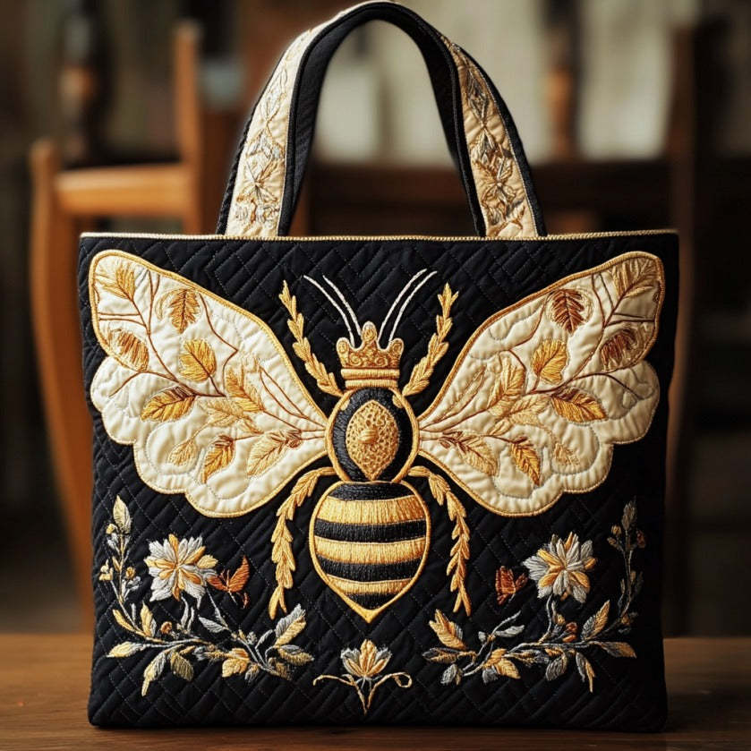 Digital Print Floral Canvas Tote Bag
